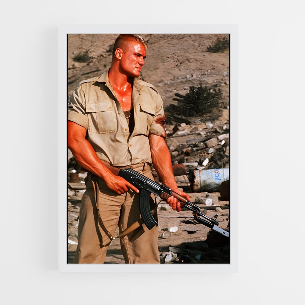 Poster Commandant d'Acier – affiche Kyokushin (vue 3)